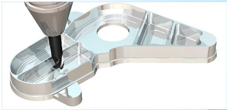  加工中心加工平面、輪廊以及孔的步驟